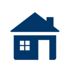 house icon in blue